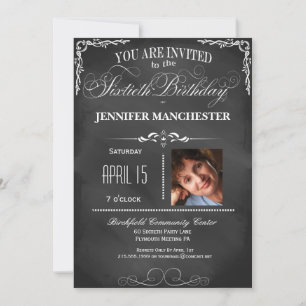 Convites 60º Aniversário do Partido da Tipografia do Quadro