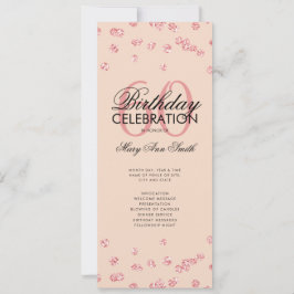 Convites 60º aniversário do Programa Rosa de Brilho Dourado