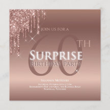 60º aniversário surpresa do Glitter White