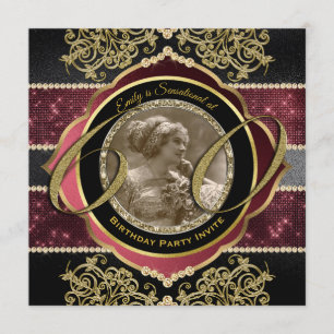 Convites 60.º aniversário 60.º aniversário Foto de Ruby