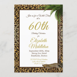 Convites 60.º aniversário da Impressão de Leopardo