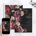 Convites 60.º Aniversário da Moderna Moody Burgundy Blush F<br><div class="desc">Tratem o seu amado a um dia que nunca se esquecerão com este espantoso 60º Aniversário do Convite Floral Moderno Burgundy Blush! Perfeito por adicionar um toque de elegância moderna ao grande evento, este convite apresenta fotografias de flores reais num lindo tema de blush burgundy, dando a vocês e a...</div>