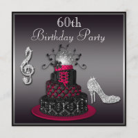 60. º aniversário do Disco Diva Cake and Heels Hot