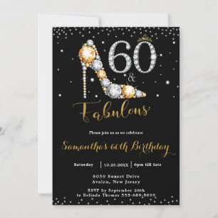 Convites 60 e Fabulosos Diamantes de Alto Céu 60. Aniversár