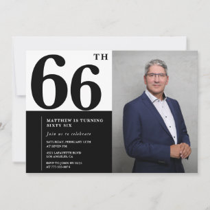 Convites 66.º Aniversário do Black and White Foto