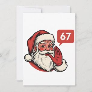 Convites 67 Natal Alegre Seis Sete Brainrot Papai Noel