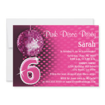 6 Birthday Disco Party