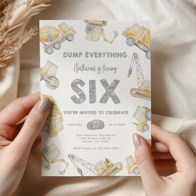 Convites 6 de construção de carruagem de transporte SEX Fes (Criador carregado)