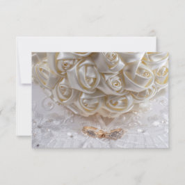 Convites 7060-Ramo de Noiva com Alianças