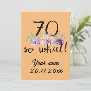 Convites 70 E Daí - Divertido Aniversário de 70 anos