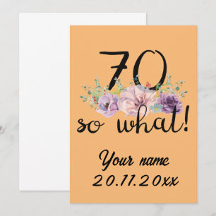 Convites 70 E Daí - Divertido Aniversário de 70 anos
