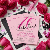 70 e Fabuloso Rosa Bege 70º Aniversário