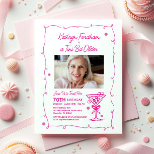 Convites 70 Festa de aniversário Foto Espresso Martini