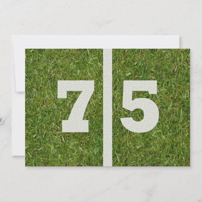 Convites 75ª Festa de aniversário! (Frente)