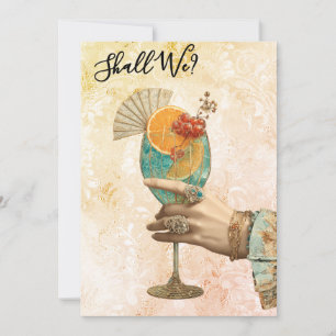 Convites *~* 7 A101 Cocktail Ornate  FOTO   DESPEDIDA DE SO