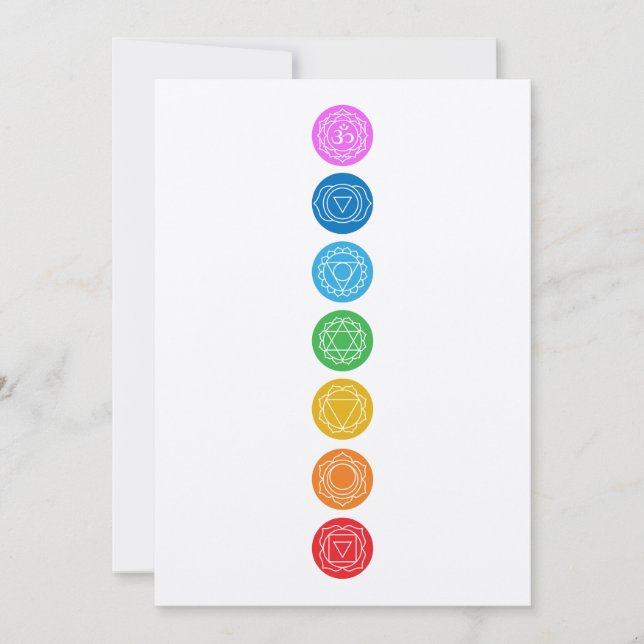 Convites 7 Chakras (Frente)
