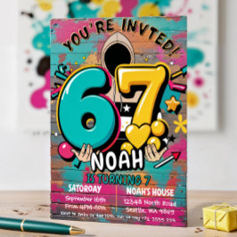 Convites  7th Birthday