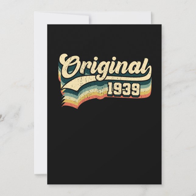 Convites 82º Aniversário Oferta Original De Homens Nasceres (Frente)