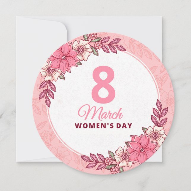 Convites 8 March - Women's Day (Frente)