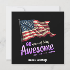 Convites 90 Anos de Ser Incrível Edição Vintage 1935 