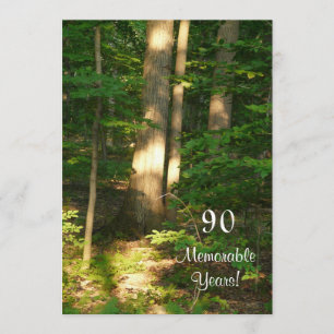 Convites 90 Anos memoráveis/Homem de Celebração de Aniversá