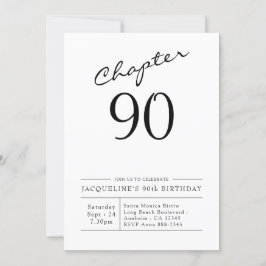 Convites 90 Birthday Script 90 Party