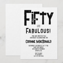 90's grunge Fifty and Fabulous 50th Birthday Party