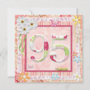 Convites 95.o estilo de remoção de festas de aniversário
