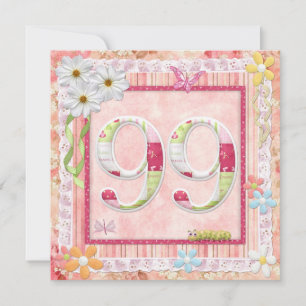 Convites 99.o estilo de remoção de festas de aniversário