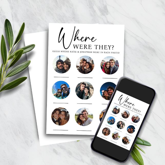 Convites 9 Fotos Onde Estavam O Jogo De Casamento De Noivad (9 Photos Where Were They Engagement Wedding Game )