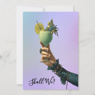 Convites *~* A101 2 Coquetel FOTO Ornamentado  DESPEDIDA DE