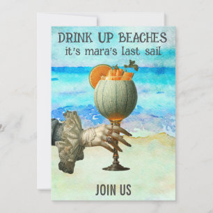 Convites *~*  A101 Beach Cocktail 12 FOTO ENSAÍDA DE NOIVA