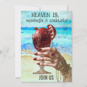 Convites *~*  A101 Beach Cocktail 6 FOTO ENSAÍDA DE NOIVA I