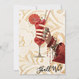 Convites *~* A101 Coquetel Ornamentado FOTO 4 DESPEDIDA DE 