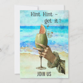 Convites *~*  A101 DONZELA  Cocktail de Praia 4 FOTO