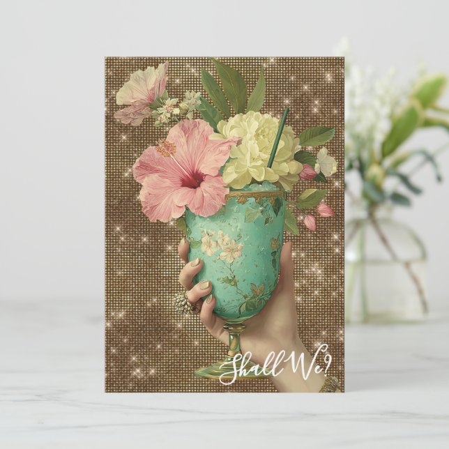 Convites *~* A101 FOTO 10 Coquetel Ornamentado ENSAIO DE NO (Em pé/Frente)