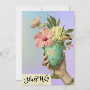 Convites *~* A101 FOTO 10 Ornamentado Coquetel BACHELORETTE