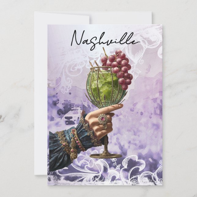 Convites *~* A101 FOTO Coquetel25  Nashville DESPEDIDA DE S (Frente)