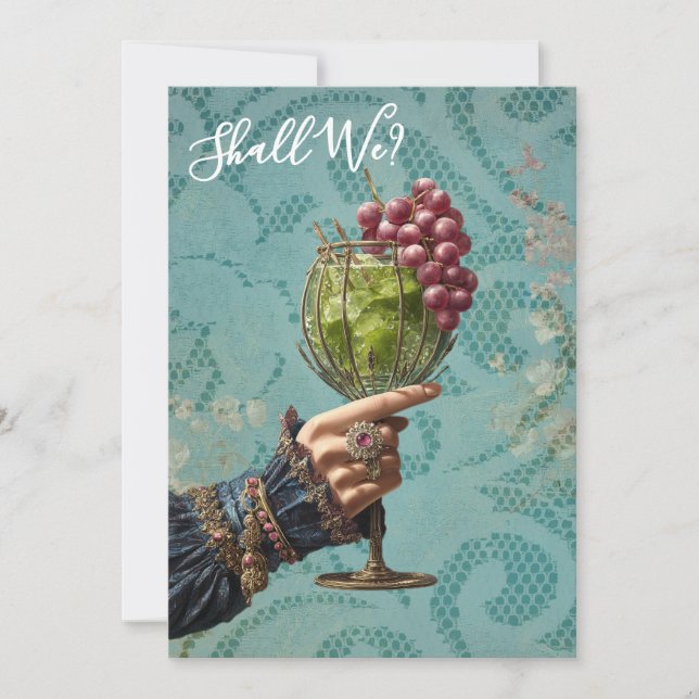 Convites *~* A101 Ornamentado FOTO 25 BACHELORETTE (Frente)