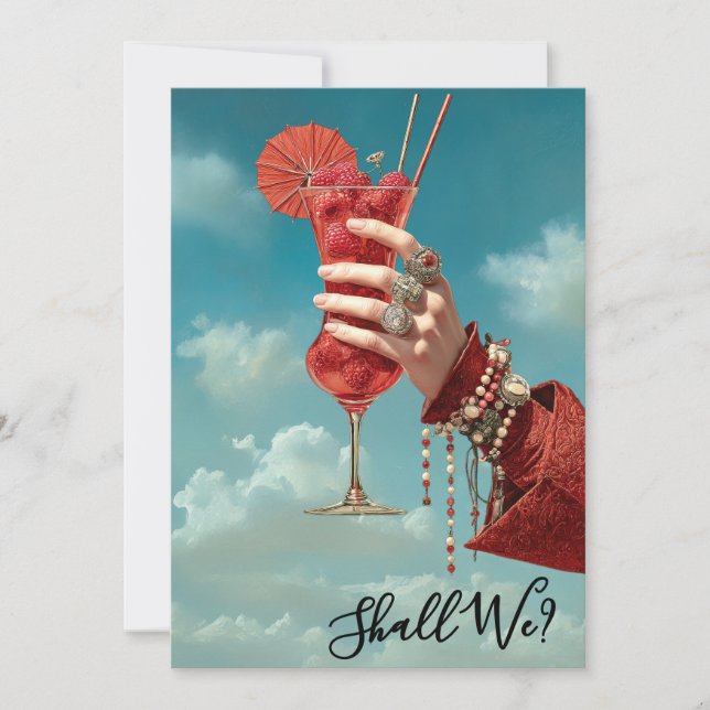 Convites *~* A101 Ornate 16 Coquetel FOTO DESPEDIDA DE SOLT (Frente)