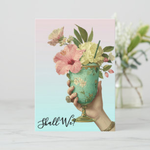 Convites *~* A101 PHOTO OmbreCocktail 10 NOIVA FUGITIVA