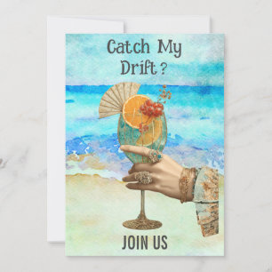 Convites *~*  A101 SOLTEIRONA  Coquetel de Praia 7  FOTO