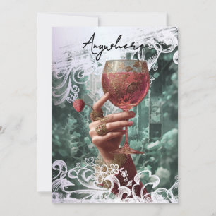 Convites *~* A101PHOTO Coquetel em Qualquer Lugar  DESPEDID