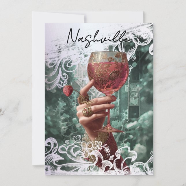 Convites *~* A101PHOTO Coquetel Nashville DESPEDIDA DE SOLT (Frente)