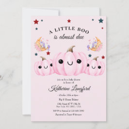 Convites A Abóbora Bonita Está A Caminho | Chá de fraldas d