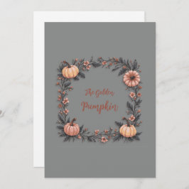 Convites A Abóbora do Ouro