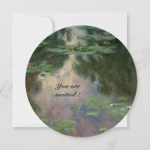 CONVITES A ÁGUA ESTÁ EM REFLEXÕES AZUIS VERDES DE PINCO