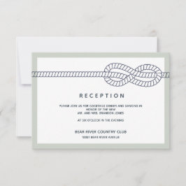 Convites A âncora | Gabinete de Recepção de casamento