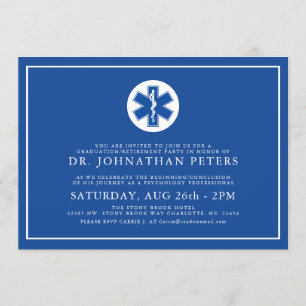 Convites A aposentadoria mínima da graduação de EMT