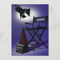 A Ardósia do diretor, a cadeira & a luz 2 do palco